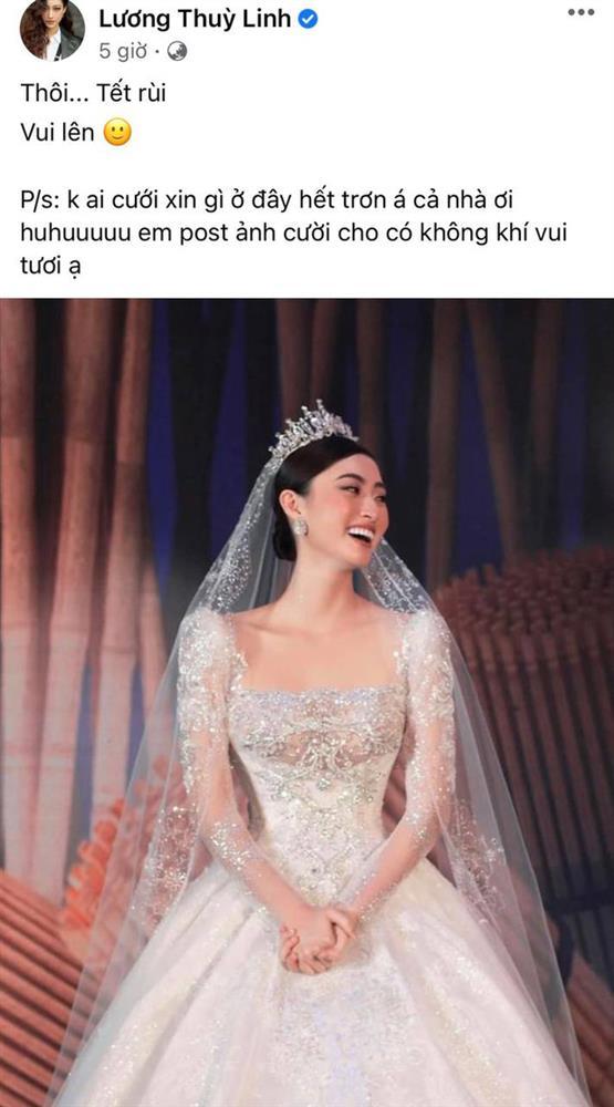 Lương Thùy Linh hóa cô dâu sau khi bắt hoa cưới Đỗ Mỹ Linh-6