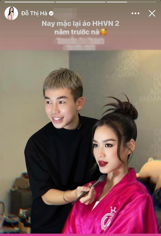 Đỗ Thị Hà mặc lại chiếc áo kinh điển 2 năm trước khi thi hoa hậu-1