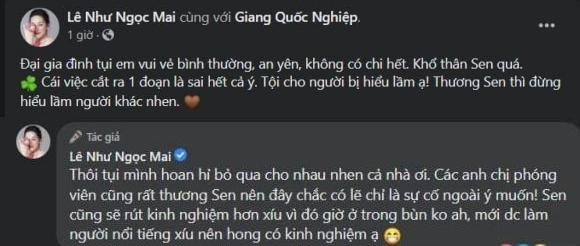 O Sen Ngọc Mai bị đồn bằng mặt không bằng lòng với chị chồng-4