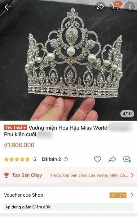 Vương miện giải phụ Miss Tourism giống vương miện Lương Thùy Linh?-7