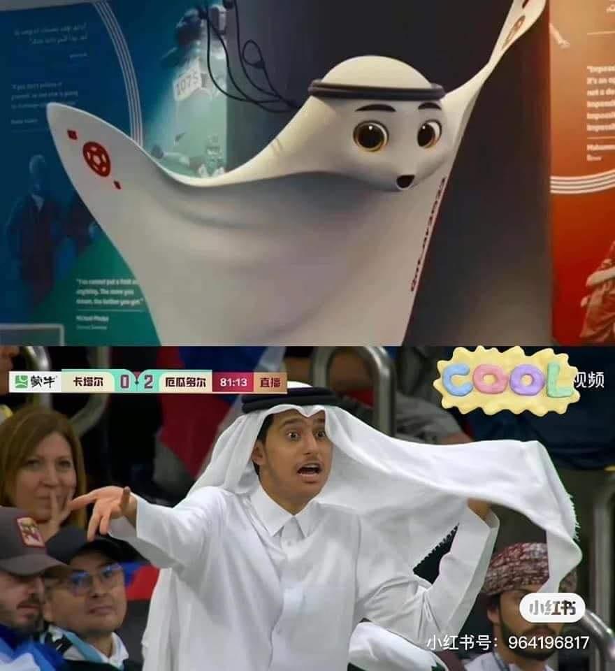 Giật mình khi thấy chồng cosplay thành người giàu Qatar xem World Cup-3