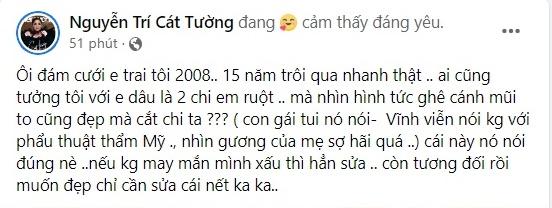 Con gái Cát Tường quyết không dao kéo vì sợ hãi gương mẹ-2