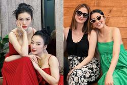 Angela Phương Trinh, Tăng Thanh Hà hội ngộ 'đối thủ màn ảnh', nhan sắc gây chú ý
