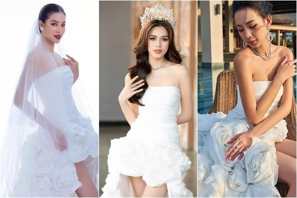 Váy cưới Phạm Hương được Đỗ Thị Hà, Bảo Ngọc thi nhau mặc lại-11