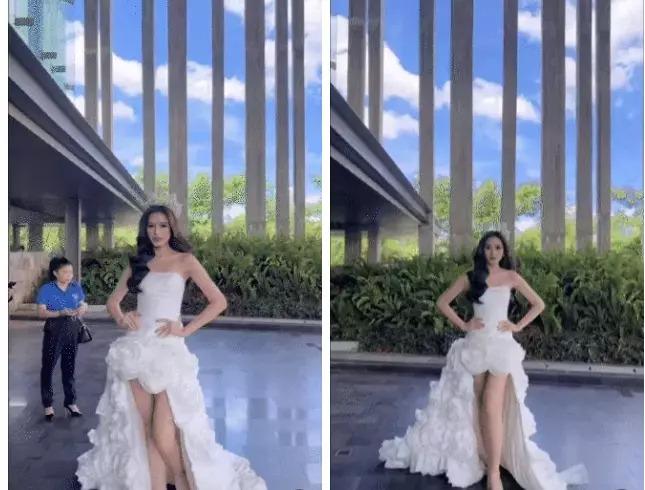 Váy cưới Phạm Hương được Đỗ Thị Hà, Bảo Ngọc thi nhau mặc lại-6