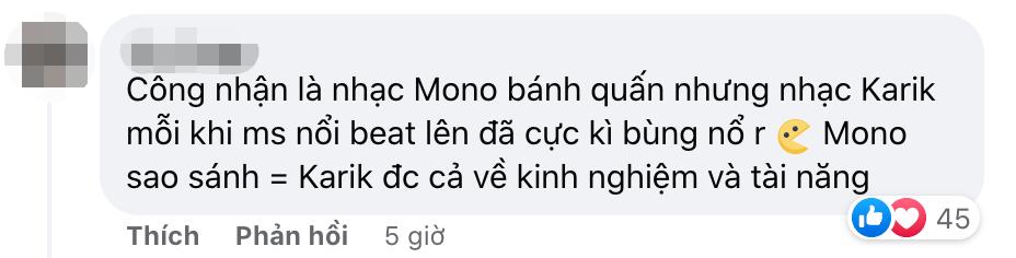 Karik bị so sánh với MONO về hiệu ứng khán giả khi xuất hiện-7