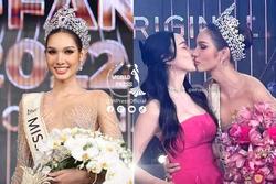 Tân Hoa hậu Chuyển giới Thái Lan hôn bạn gái sau đăng quang