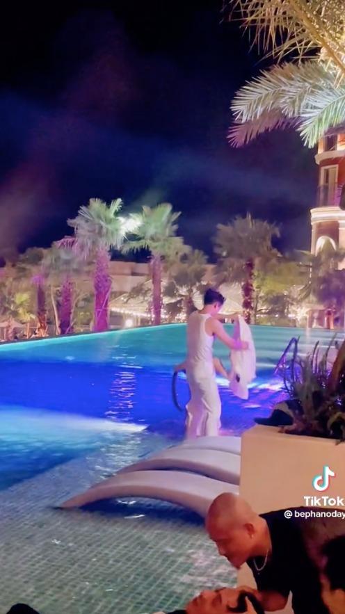 Hành động tinh tế của Anh Tú khi Diệu Nhi té hồ bơi-3