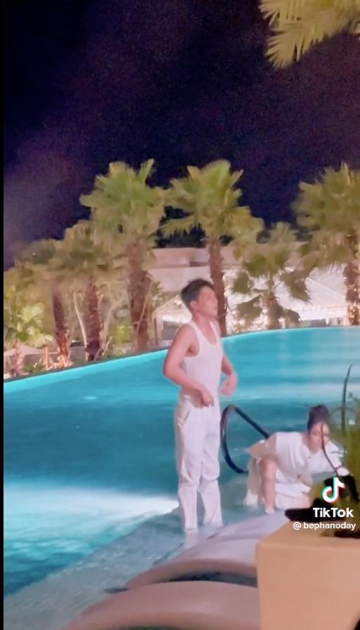 Hành động tinh tế của Anh Tú khi Diệu Nhi té hồ bơi-4