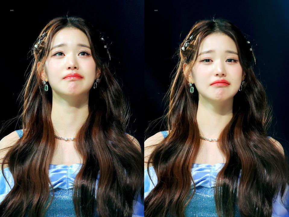 Jang Won Young (IVE) bị chê giả tạo khi đang khóc vẫn cố tìm ống kính fansite-3