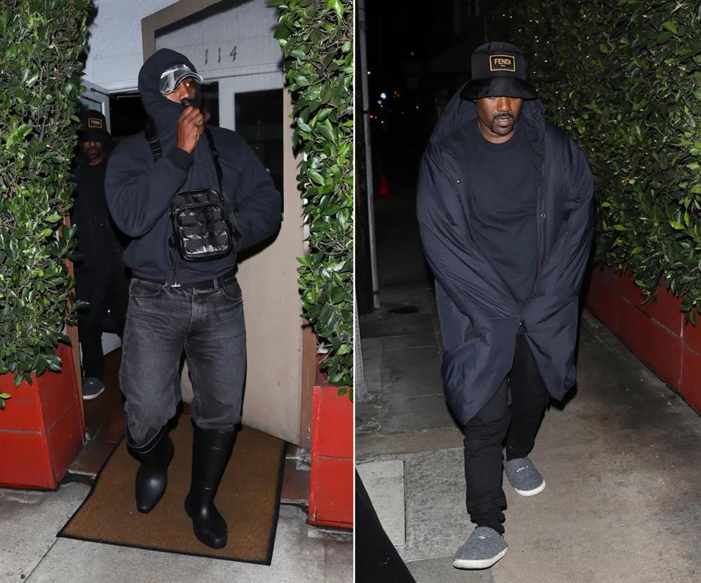 Kanye West đi ăn tối với bạn trai cũ của Kim Kardashian-1