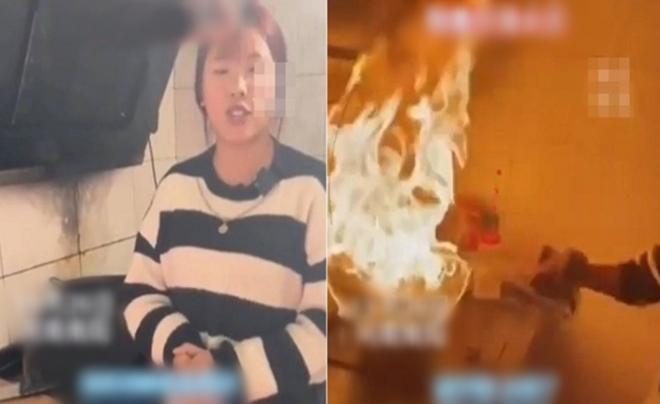 Cô gái suýt đốt luôn nhà mình khi hướng dẫn phòng chữa cháy-1