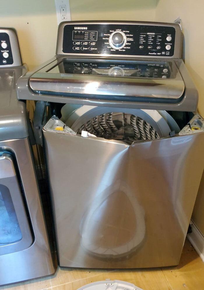 Hoang mang những sự cố không ngờ khi giặt đồ bằng máy-2