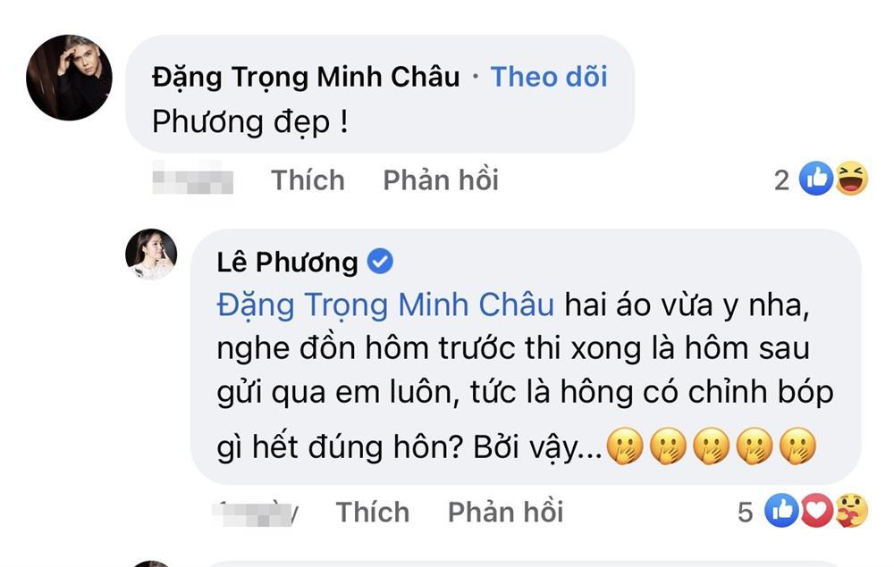 Giảm cân thành công, Lê Phương mặc vừa áo dài của thí sinh Hoa hậu-4