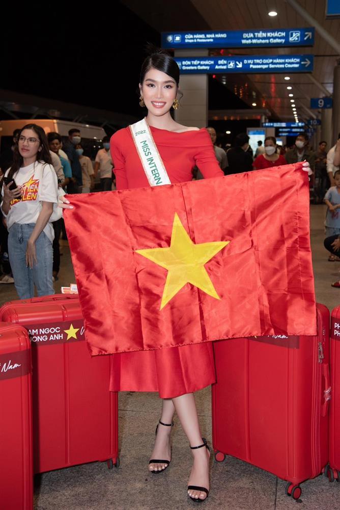 Top 3 Hoa hậu Việt Nam lên đường thi quốc tế: Ai mặc đẹp nhất?-1