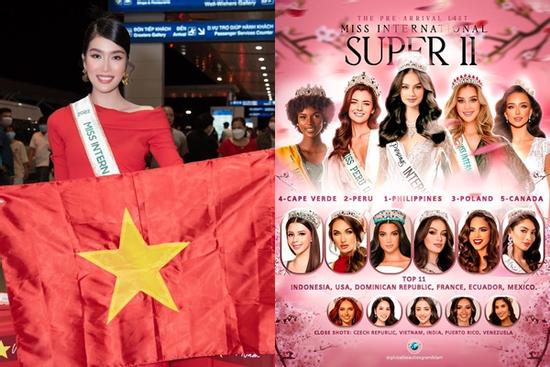 Phương Anh lần đầu rơi đáy bảng dự đoán Miss International 2022