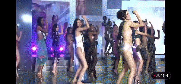Thí sinh Miss Earth 2022 nhảy popping, làm xiếc khi đồng diễn bikini-10
