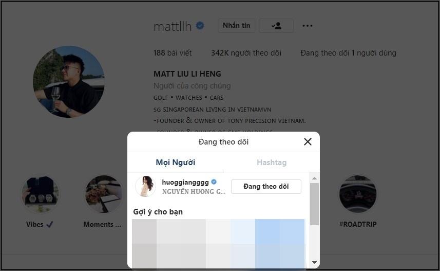 Matt Liu chính thức unfollow, xóa sạch ảnh Hương Giang-2