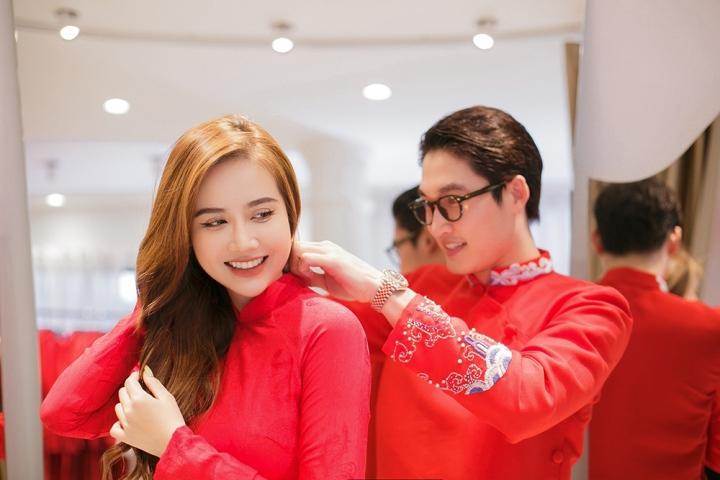 Huyền Lizzie lên tiếng về bộ ảnh chọn áo dài ăn hỏi với Đình Tú-3