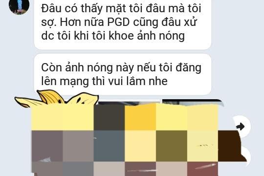 Lộ tin nhắn hiệu trường gửi ảnh khỏa thân đe doạ người tình-1