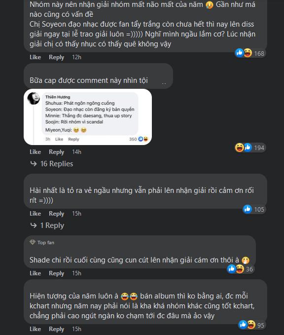 Cùng diss MAMA như G-Dragon, trưởng nhóm (G)I-DLE bị chê thậm tệ-3