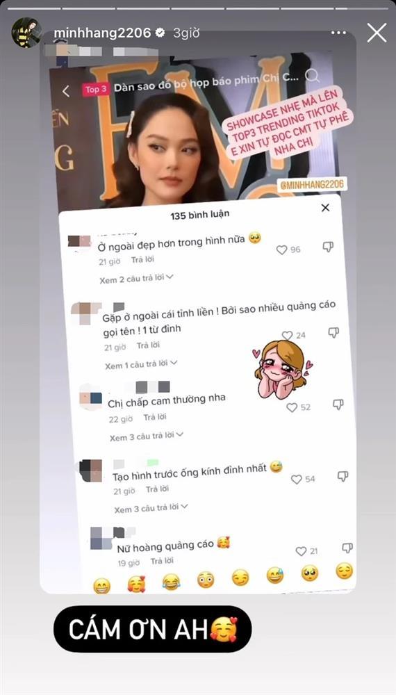 Phản ứng của Minh Hằng khi bị so ảnh cam thường với ngoài đời-1