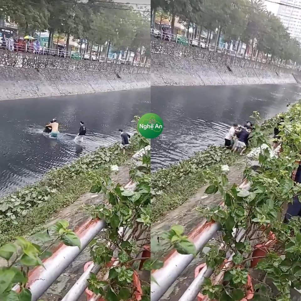 Clip: Thanh niên thất tình nhảy sông tự sát giữa thời tiết 15 độ C-2