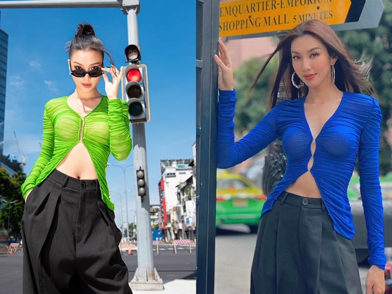 Hoàng Oanh đụng hàng Thùy Tiên, bất ngờ sắc vóc mẹ bỉm-1