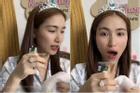 Hòa Minzy đeo vòng, nhẫn kim cương siêu khủng livestream bán hàng