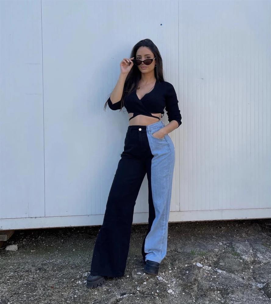 Xu hướng quần jeans chắp vá phủ sóng đường phố cuối năm-9