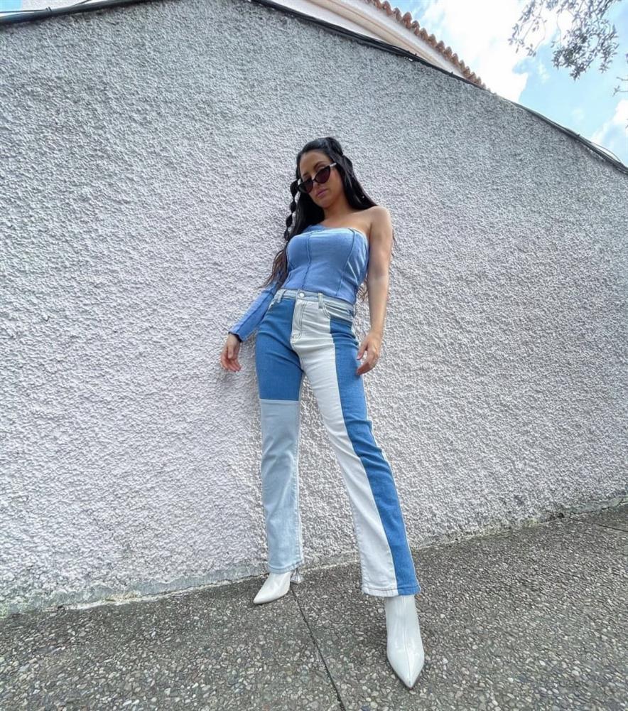 Xu hướng quần jeans chắp vá phủ sóng đường phố cuối năm-8