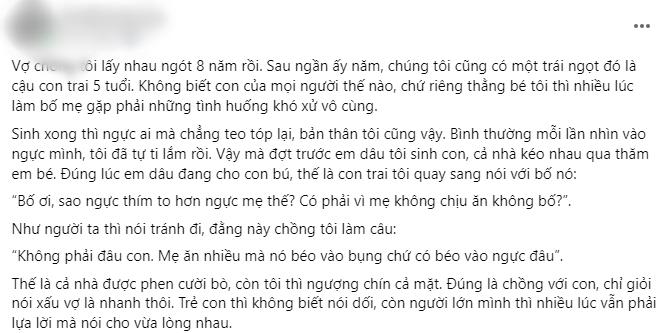 Con trai 5 tuổi kể cho cả lớp chuyện tế nhị, mẹ muối mặt xin lỗi-1