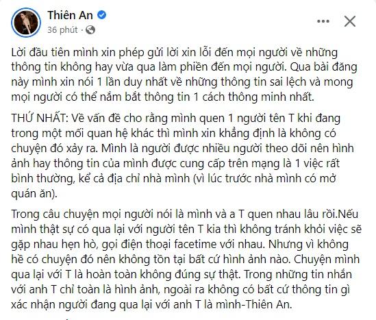 Thiên An bác lời đồn bắt cá 3 tay khi còn yêu Jack-6