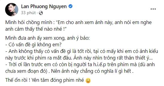 Phản ứng chồng Tây khi Lan Phương khoe ảnh ôm nam đồng nghiệp-2