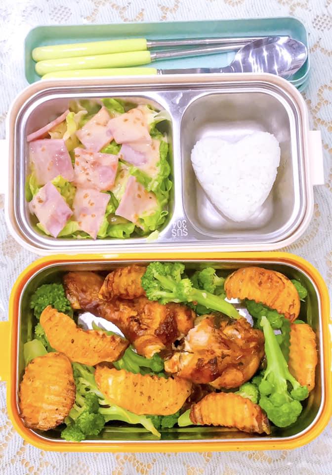 Hộp cơm mẹ đảm dậy từ 5h30 sáng chuẩn bị cho con gái đi học-3