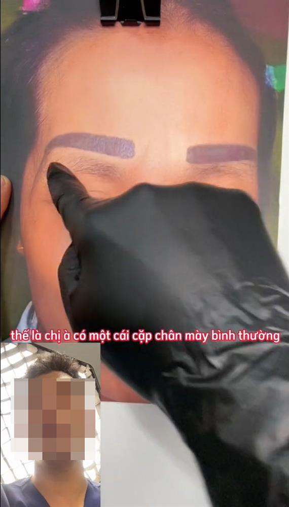 Xăm lông mày đổi vận, người phụ nữ khóc thét nhận thành quả-2