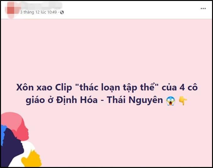 Thực hư thông tin 4 cô giáo ở Định Hóa - Thái Nguyên thác loạn-1