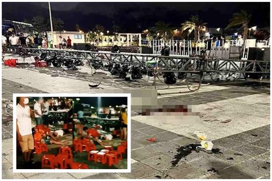 Vụ sập đèn sân khấu ở Bình Dương: 1 trẻ em bị nứt sọ trán