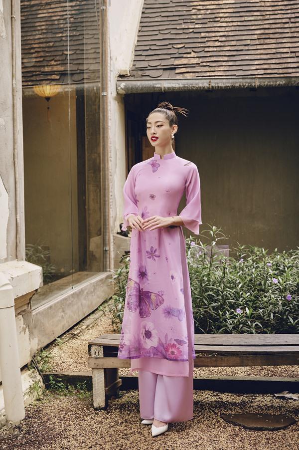 Lương Thùy Linh và Đỗ Thị Hà bất phân thắng bại với áo dài cách tân-9