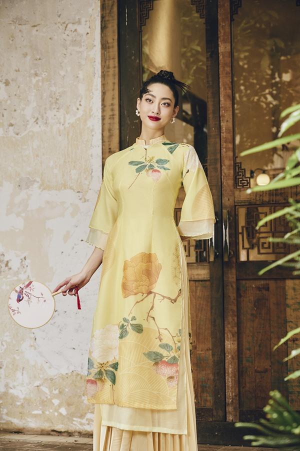 Lương Thùy Linh và Đỗ Thị Hà bất phân thắng bại với áo dài cách tân-7