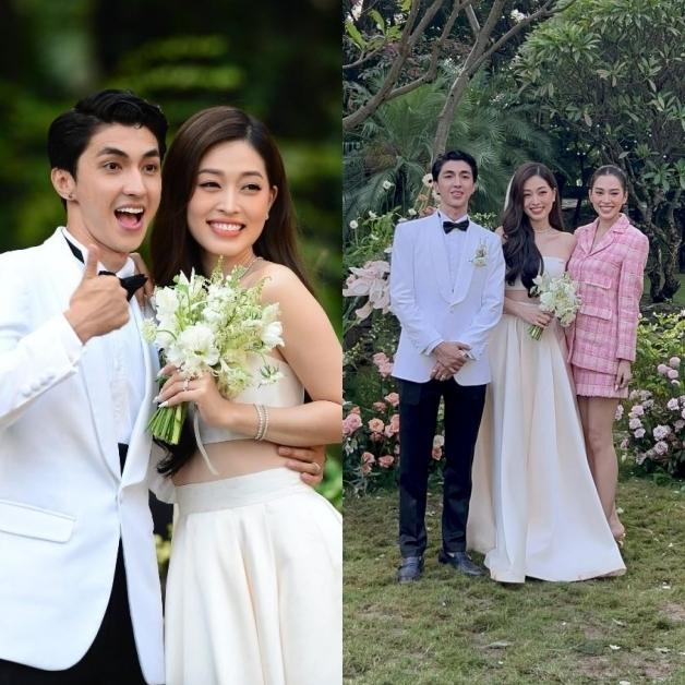 Tiểu Vy ghi điểm tinh tế tại đám cưới Á hậu Thùy Dung-9