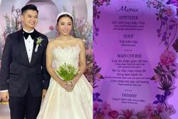 Hé lộ thực đơn toàn món sang của đám cưới trăm tỷ ở Kiên Giang