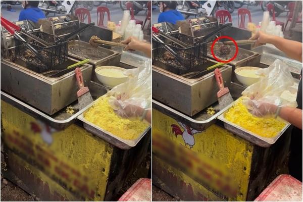 Kinh hãi màn tái chế que xiên bẩn bằng thứ nước đục ngầu-4