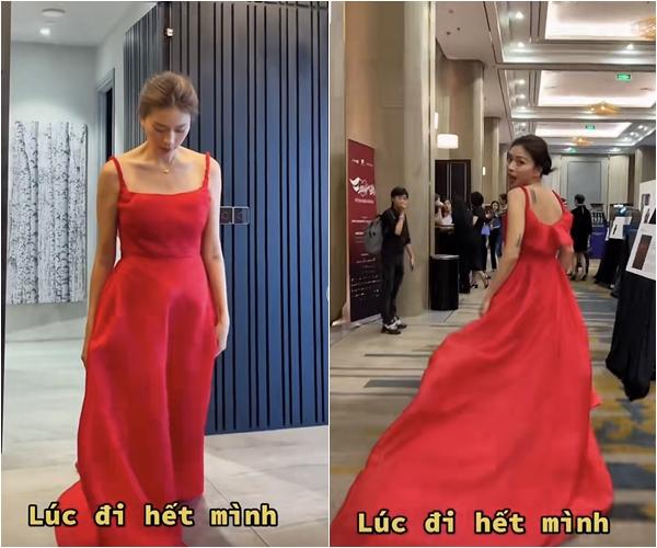 Ngô Thanh Vân gây cười với hình ảnh chạy chân đất bê váy-1