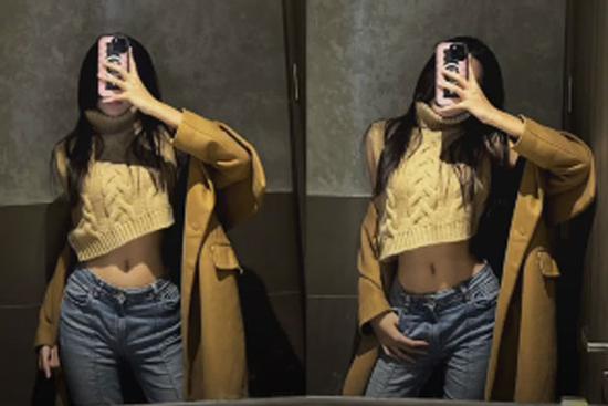 Bồ Đoàn Văn Hậu khoe vòng eo siêu nhỏ, vượt mặt Ngọc Trinh