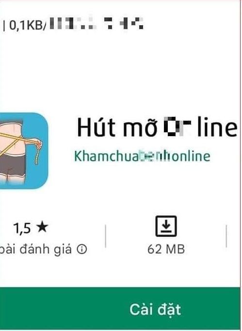 App hút mỡ online bị đánh giá 1 sao vì hút mãi không giảm lạng nào-1