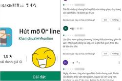 App hút mỡ online bị đánh giá 1 sao vì hút mãi không giảm lạng nào