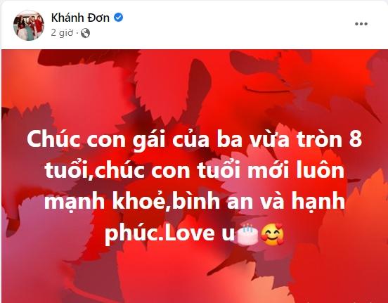 Khánh Đơn mừng sinh nhật con gái chung với Lương Bích Hữu-2