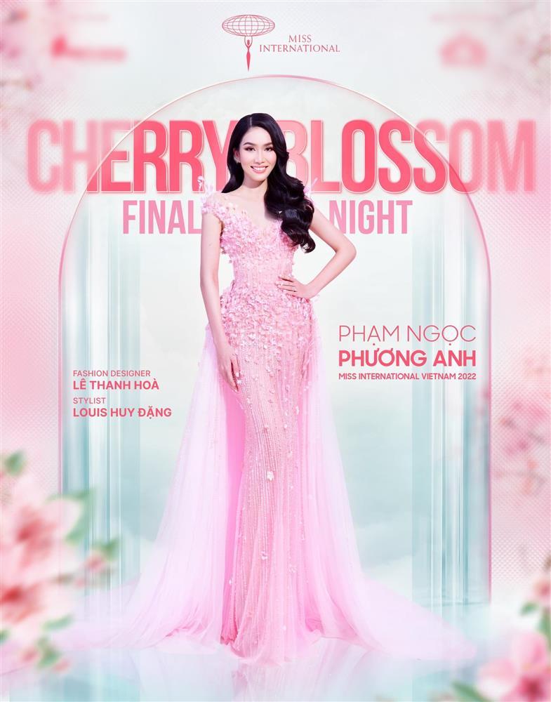 Phương Anh khiến fan khó xử vì đầm dạ hội cho chung kết Miss International-1