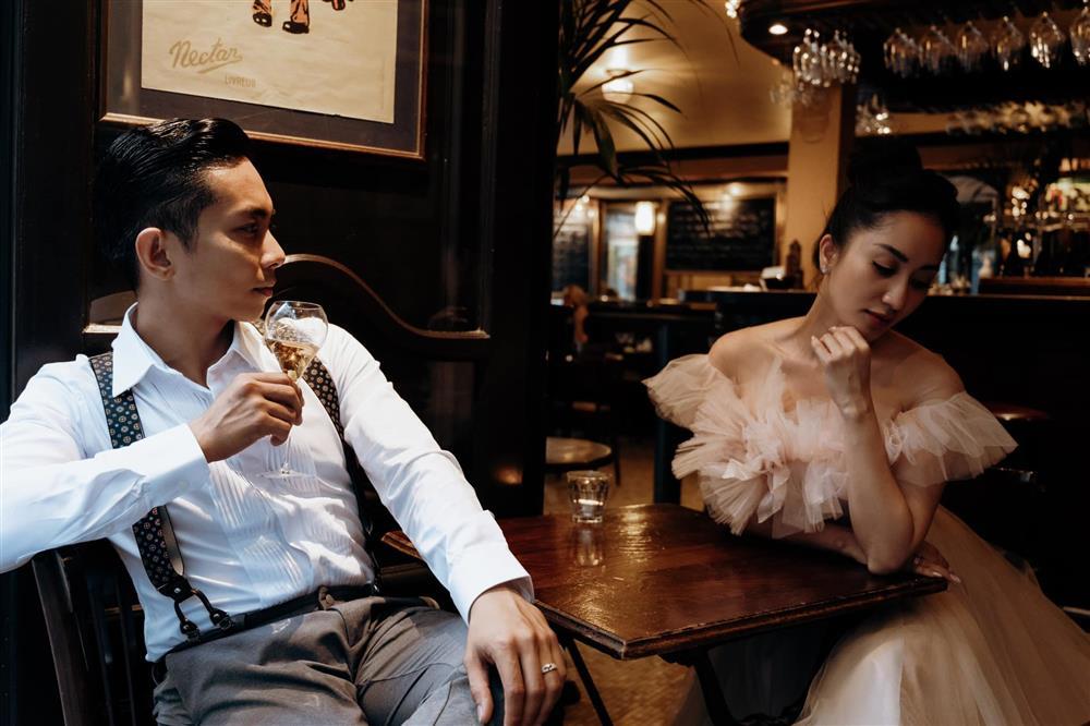 Phan Hiển mặc váy hồng, lý giải dresscode đám cưới-6